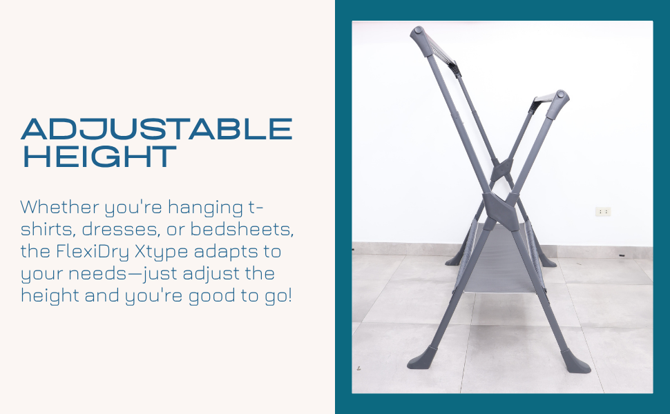 Sampayan Xpress® FlexiDry™ X-Type Foldable and Flexible Drying Rack with Net