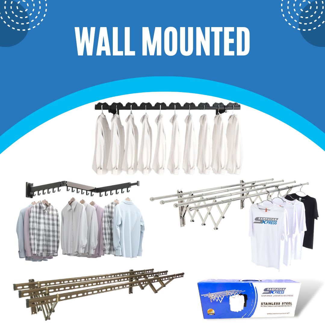 Wall Mounted Sampayan Drying Racks – Sampayan Xpress