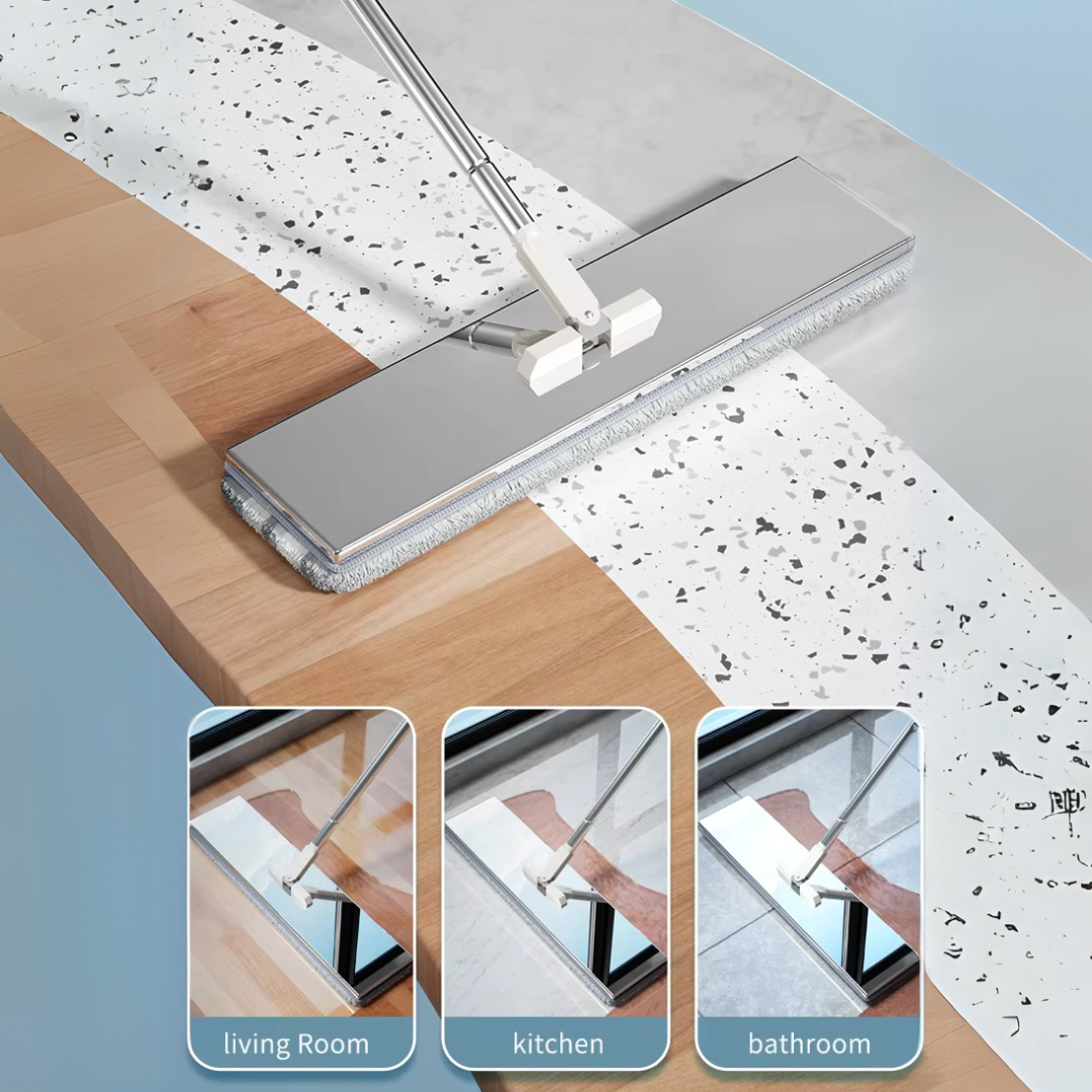 NOCO Titan Stainless Steel Flat Mop - Separate Clean from Dirty Water