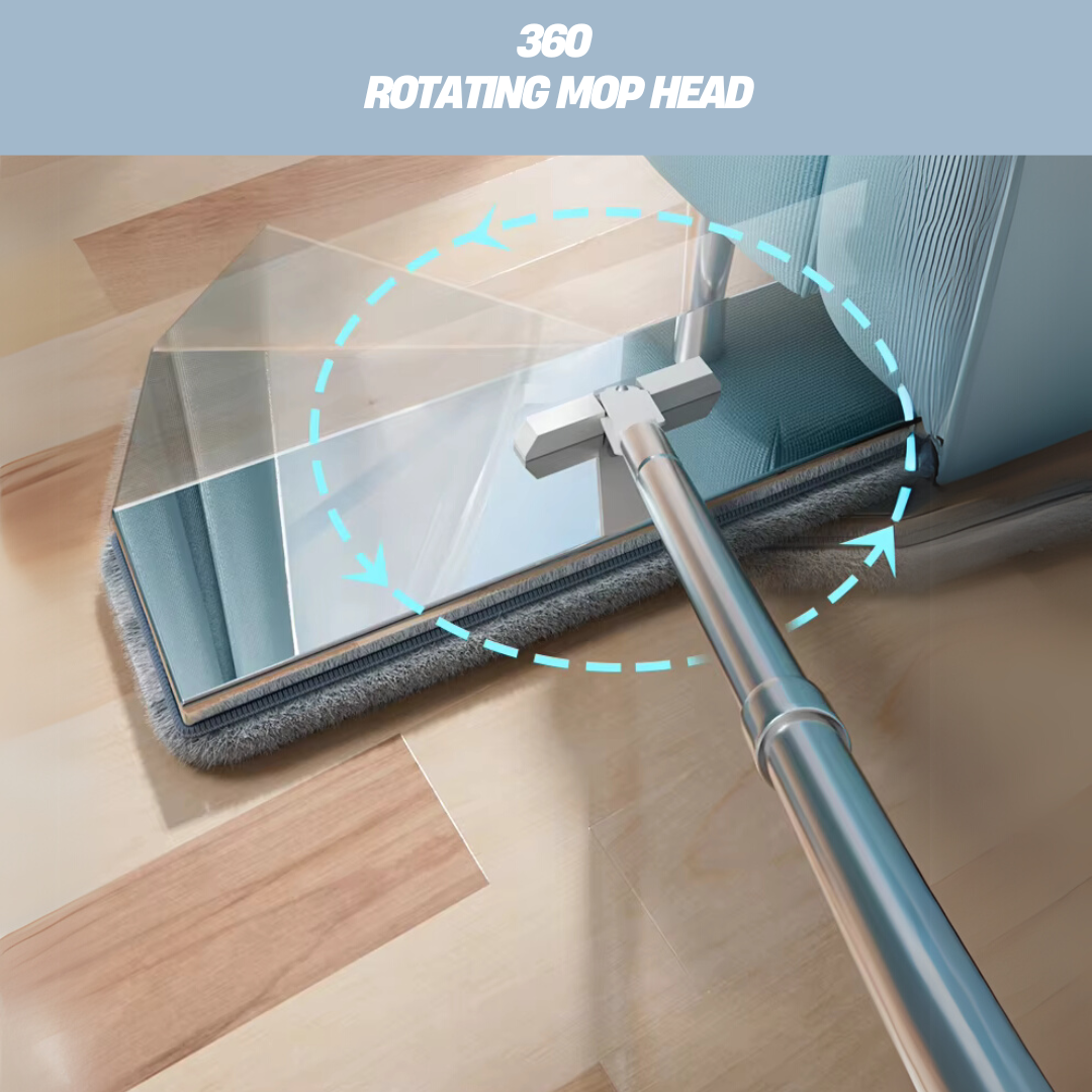 NOCO Titan Stainless Steel Flat Mop - Separate Clean from Dirty Water