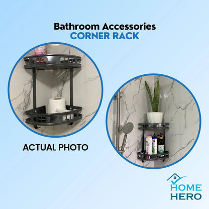 Prestigia™ Bathroom Luxe Accessory Corner Rack