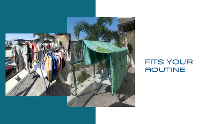 Sampayan Xpress® FlexiDry™ X-Type Foldable and Flexible Drying Rack with Net