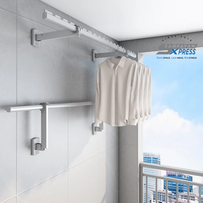 Sampayan Xpress® AeroDry Wallmounted Drying Rack