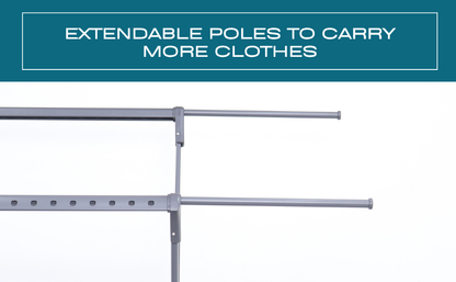 Sampayan Xpress® FlexiDry™ X-Type Foldable and Flexible Drying Rack with Net