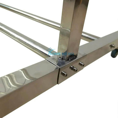 Sampayan Xpress® FlexiDry T-Type Stainless Steel Movable Drying Rack with Wheels