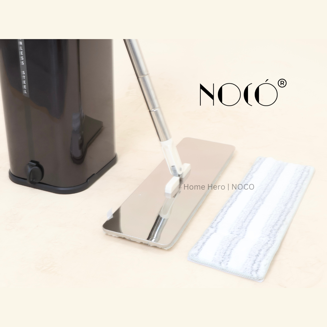 NOCO Titan Stainless Steel Flat Mop - Separate Clean from Dirty Water