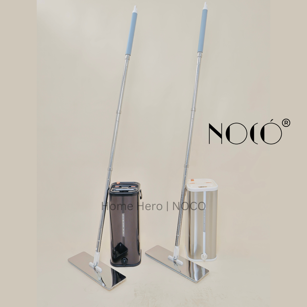 NOCO Titan Stainless Steel Flat Mop - Separate Clean from Dirty Water