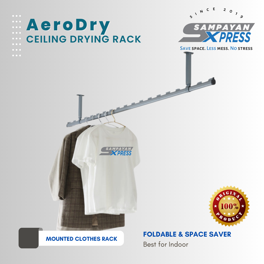 Sampayan Xpress® AeroDry™ Ceiling Drying Rack