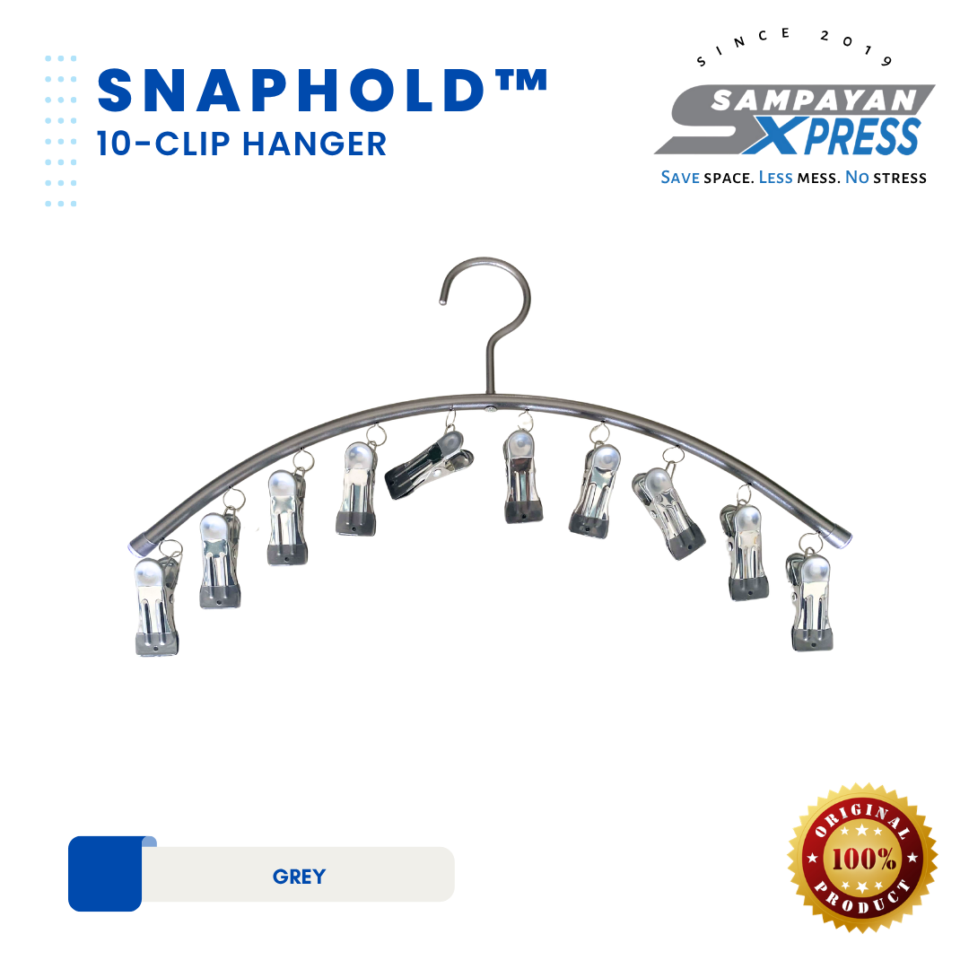 SnapHold™ 10-Clip Hanger