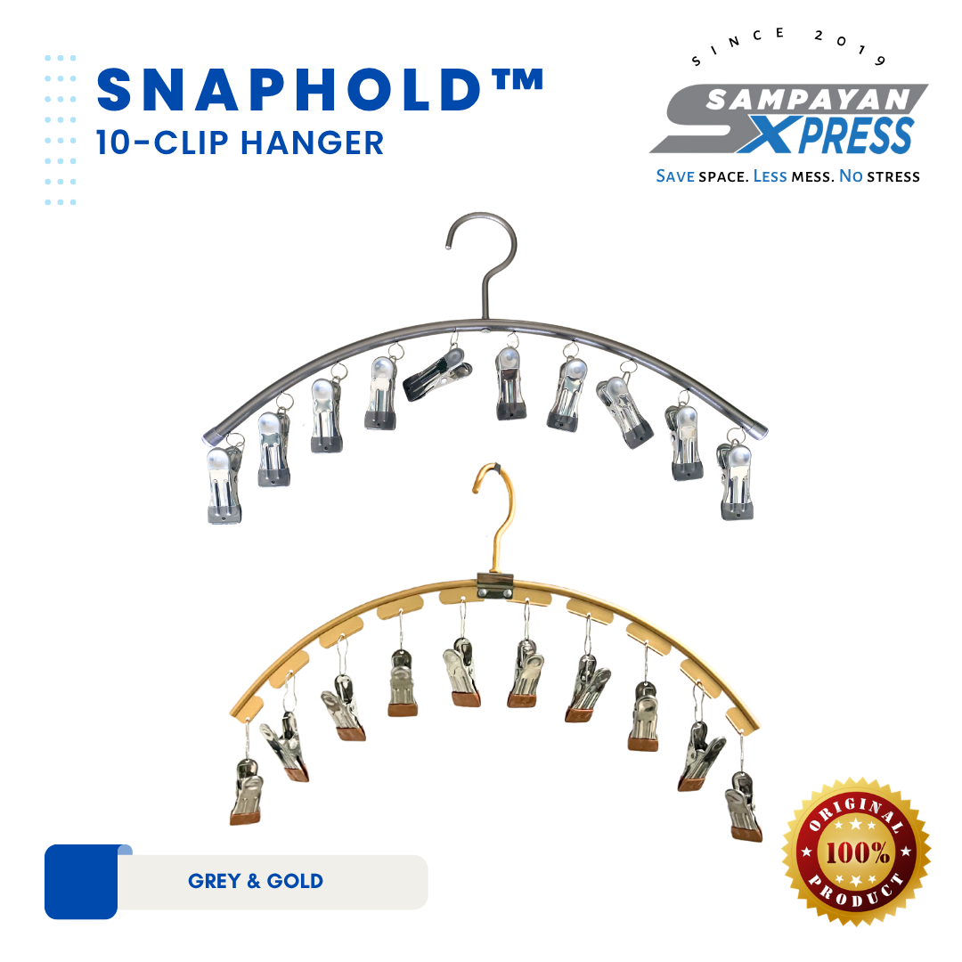 SnapHold™ 10-Clip Hanger