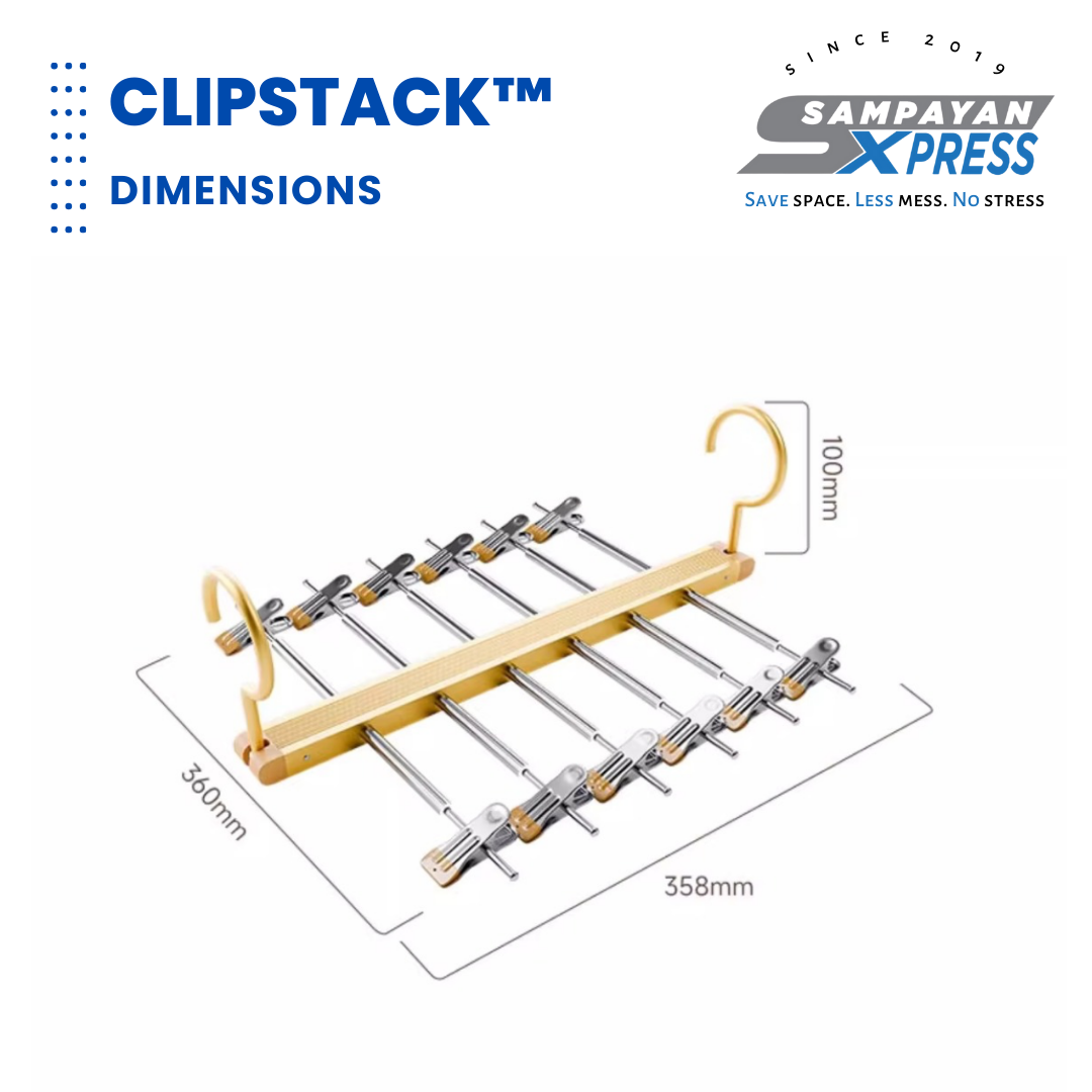 ClipStack™ Aluminum Multi-Layer Clip Hanger
