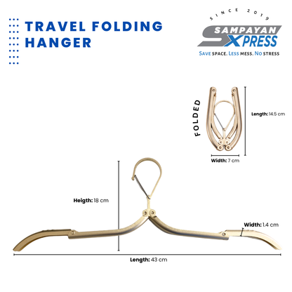 Sampayan Xpress® Travel Folding Hanger