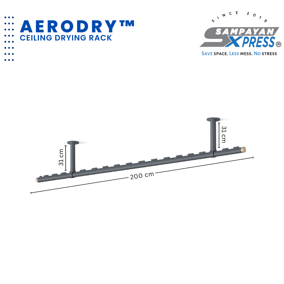 Sampayan Xpress® AeroDry™ Ceiling Drying Rack