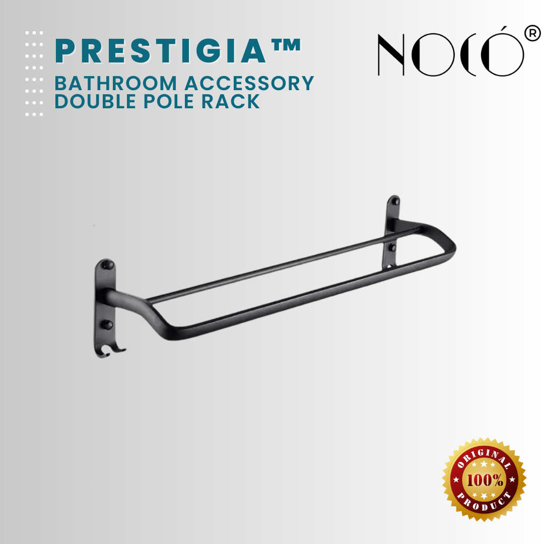 Prestigia™ Bathroom Luxe Accessory Double Pole Bath Towel
