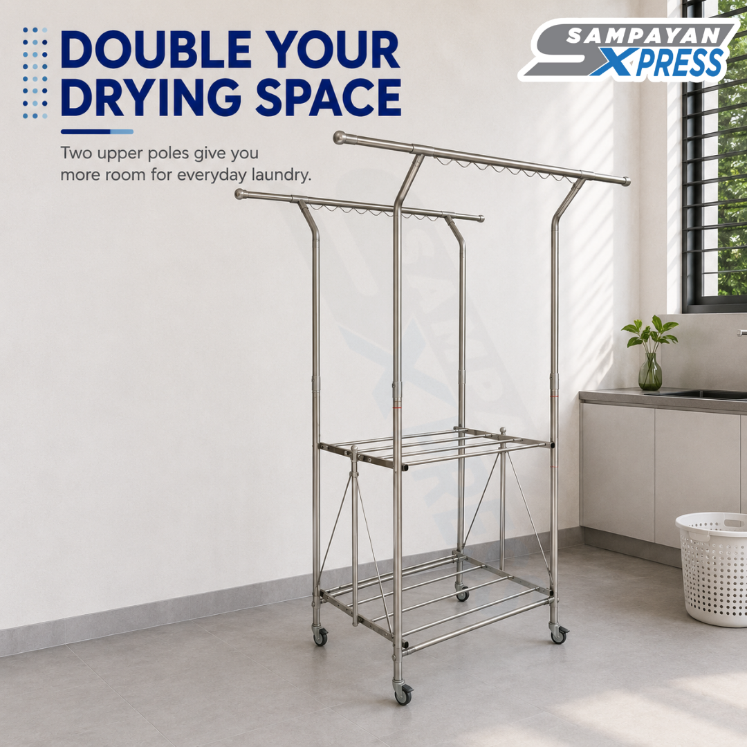 Flexidry™ Y-Type 2-Pole Foldable Drying Rack
