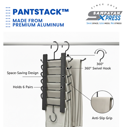 PantStack™ Premium Aluminum Pants Hanger