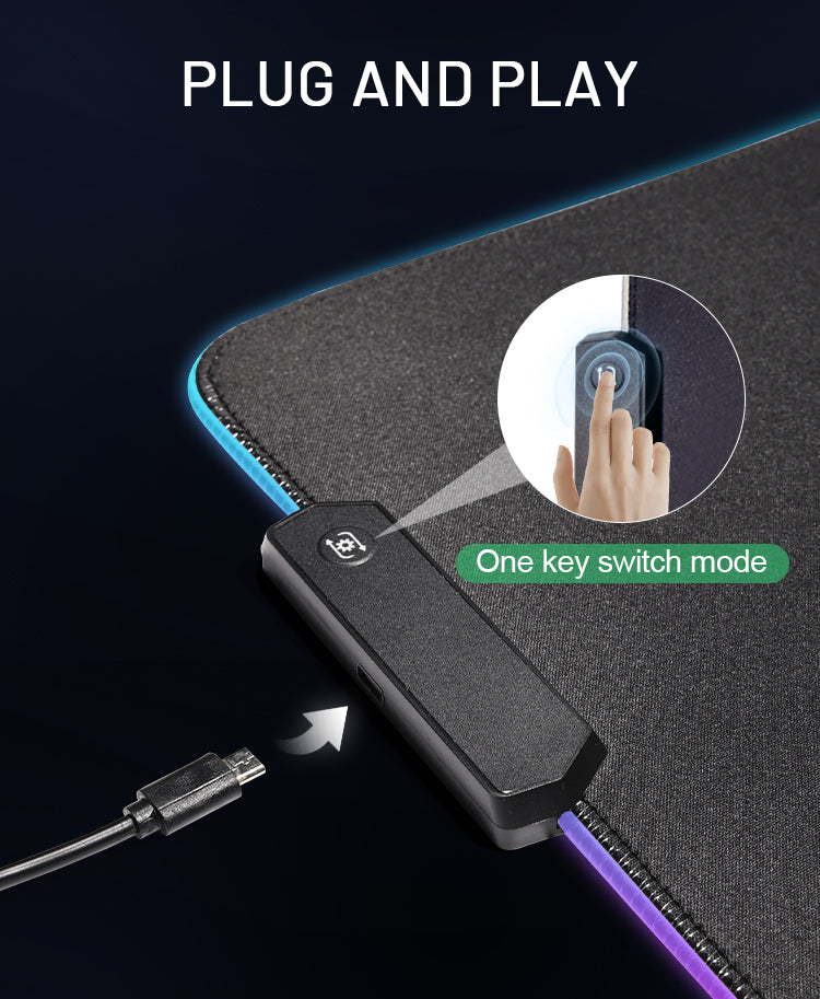 NocoTech™ RGB Gaming Mouse Pad