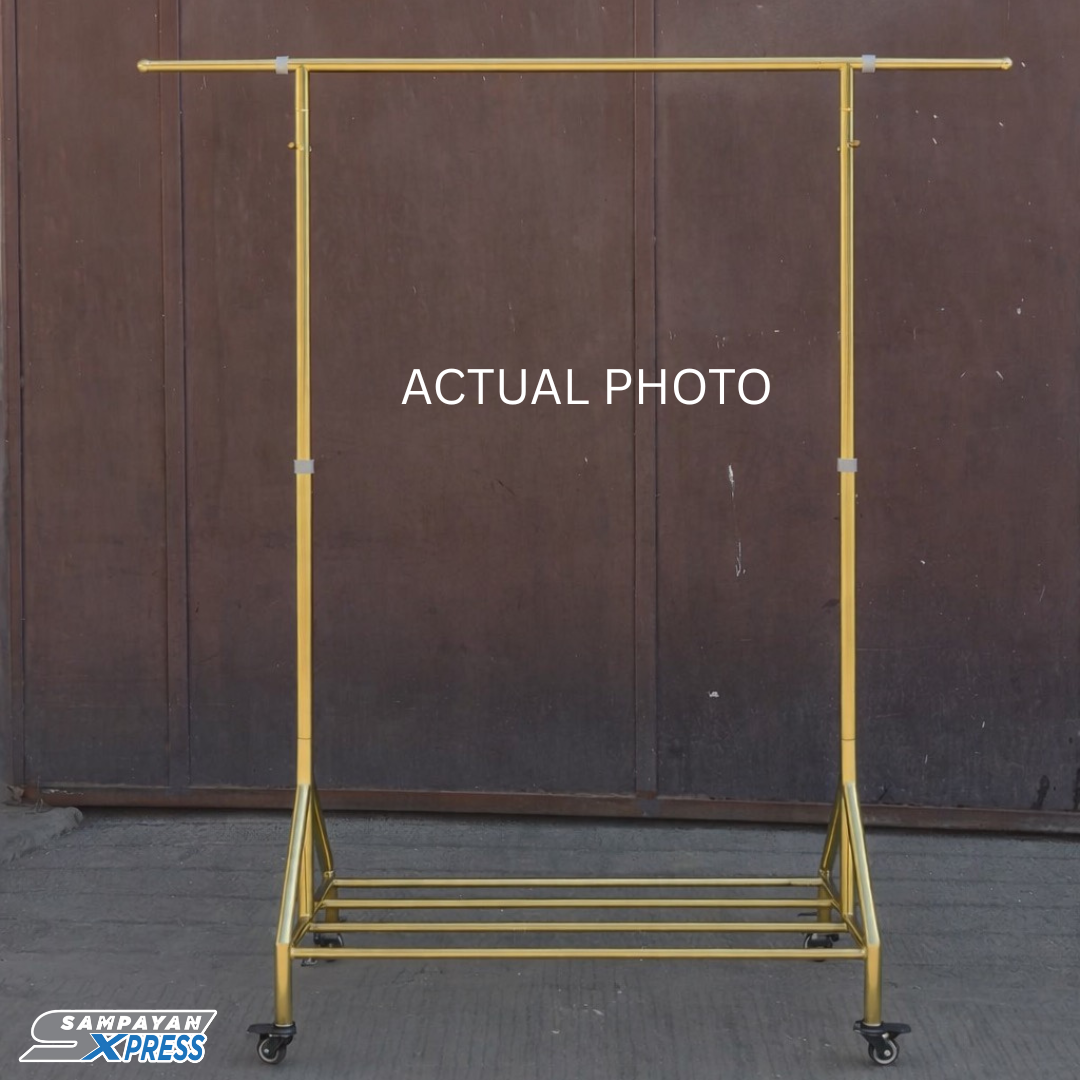 Aura Gold™ Elegant Clothes Wardrobe Rack