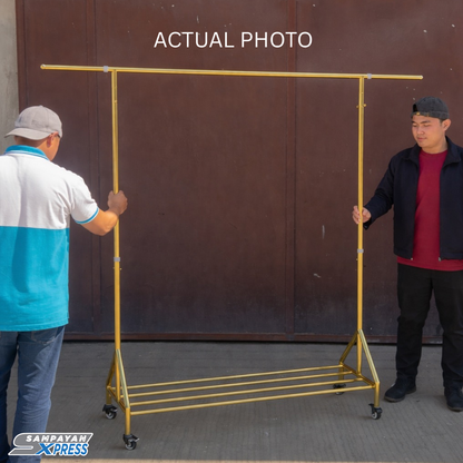 Aura Gold™ Elegant Clothes Wardrobe Rack