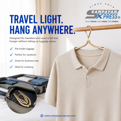 Sampayan Xpress® Travel Folding Hanger