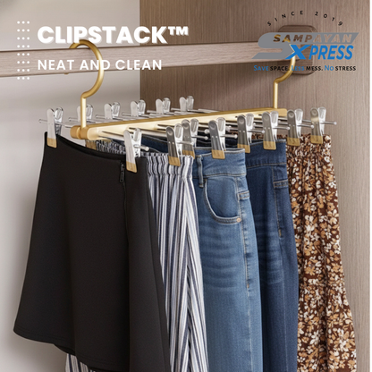 ClipStack™ Aluminum Multi-Layer Clip Hanger