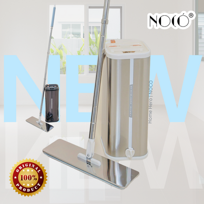 NOCO Titan Stainless Steel Flat Mop - Separate Clean from Dirty Water