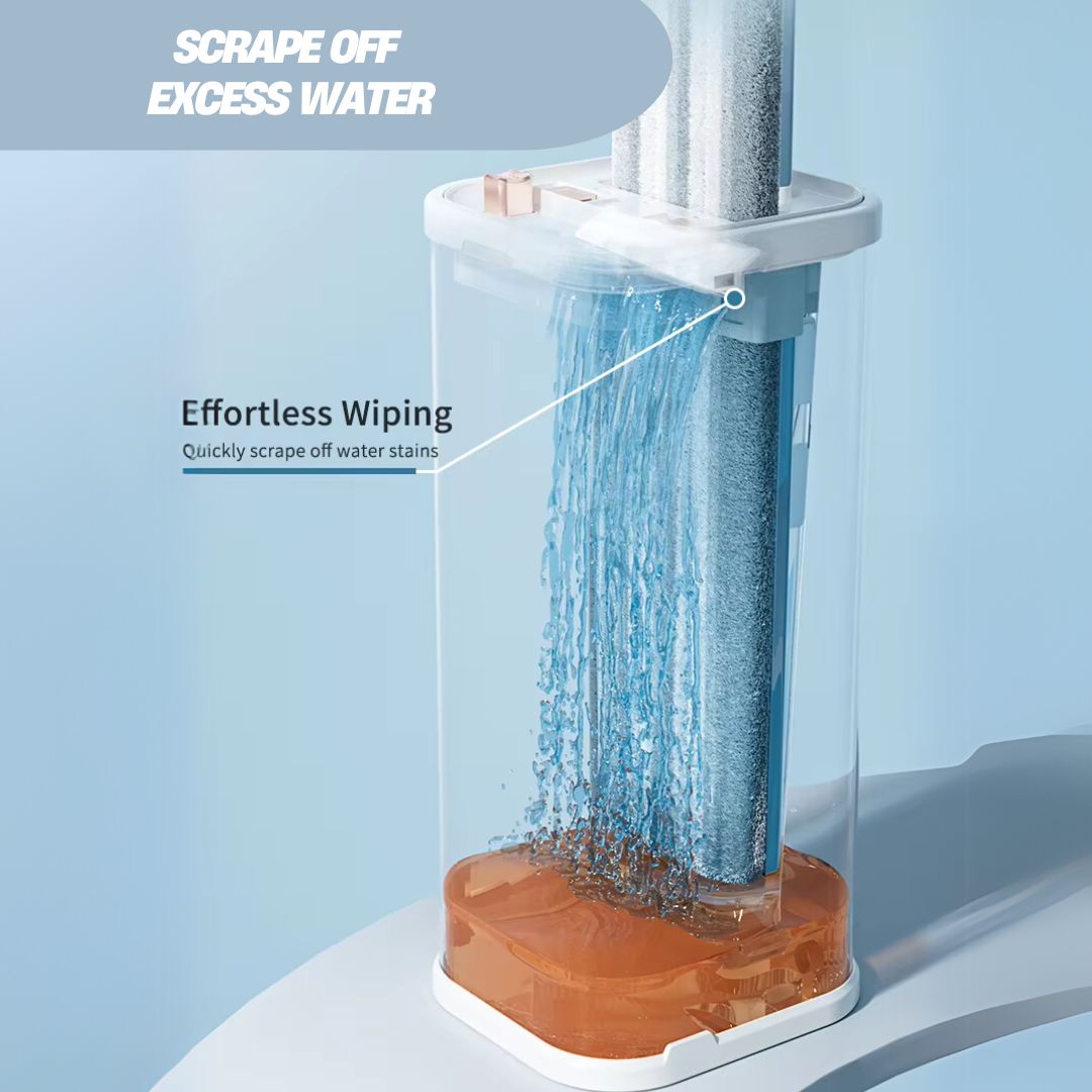 NOCO Titan Stainless Steel Flat Mop - Separate Clean from Dirty Water