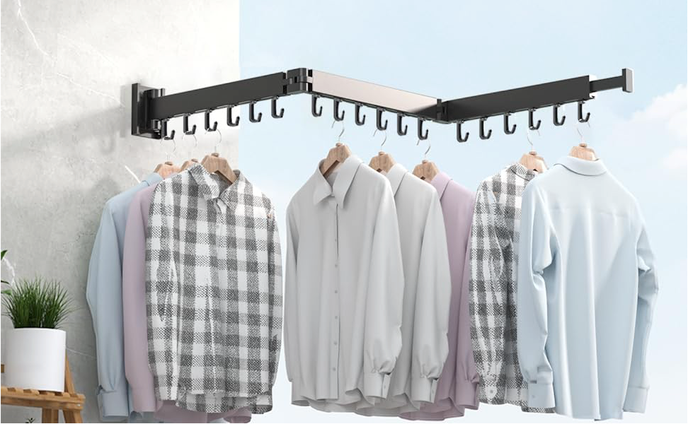 Sampayan Xpress® FlexiHang™ Wall-Mounted Clothes Drying Rack
