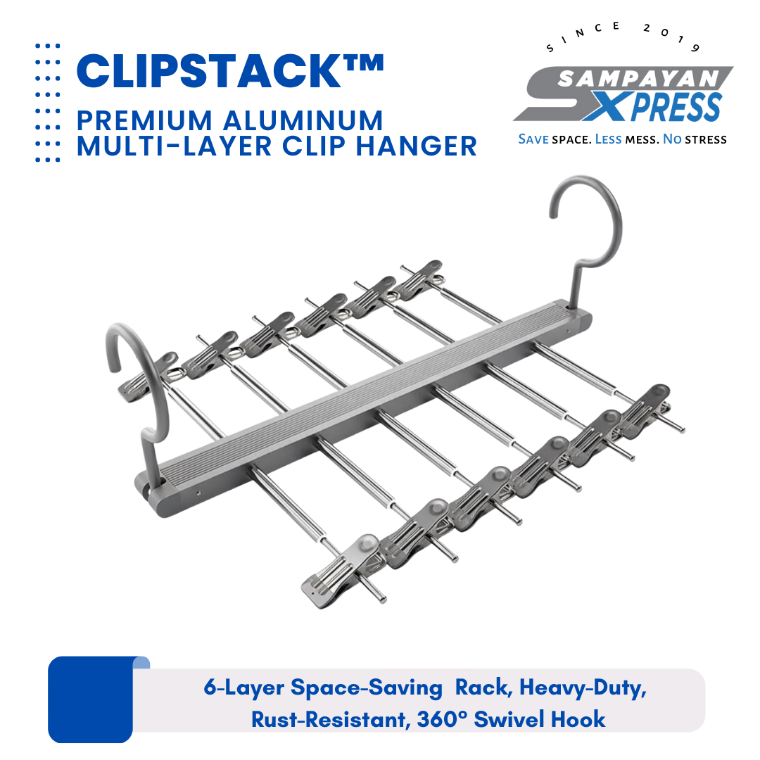 ClipStack™ Aluminum Multi-Layer Clip Hanger