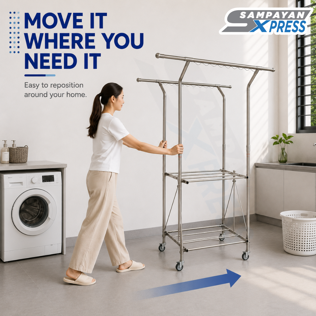 Flexidry™ Y-Type 2-Pole Foldable Drying Rack