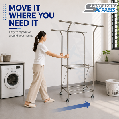 Flexidry™ Y-Type 2-Pole Foldable Drying Rack