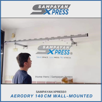 Sampayan Xpress® AeroDry Wallmounted Drying Rack