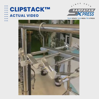 ClipStack™ Aluminum Multi-Layer Clip Hanger