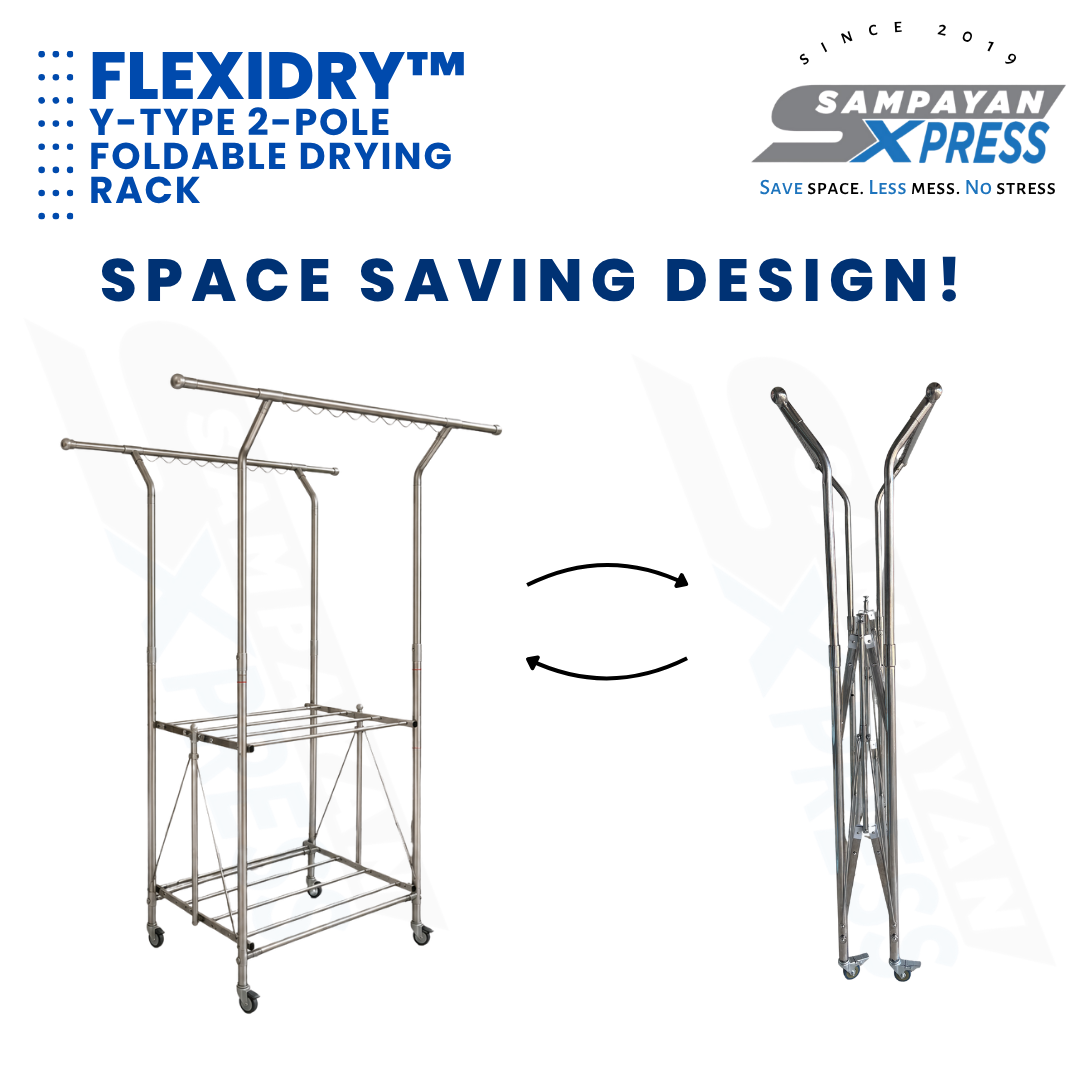 Flexidry™ Y-Type 2-Pole Foldable Drying Rack